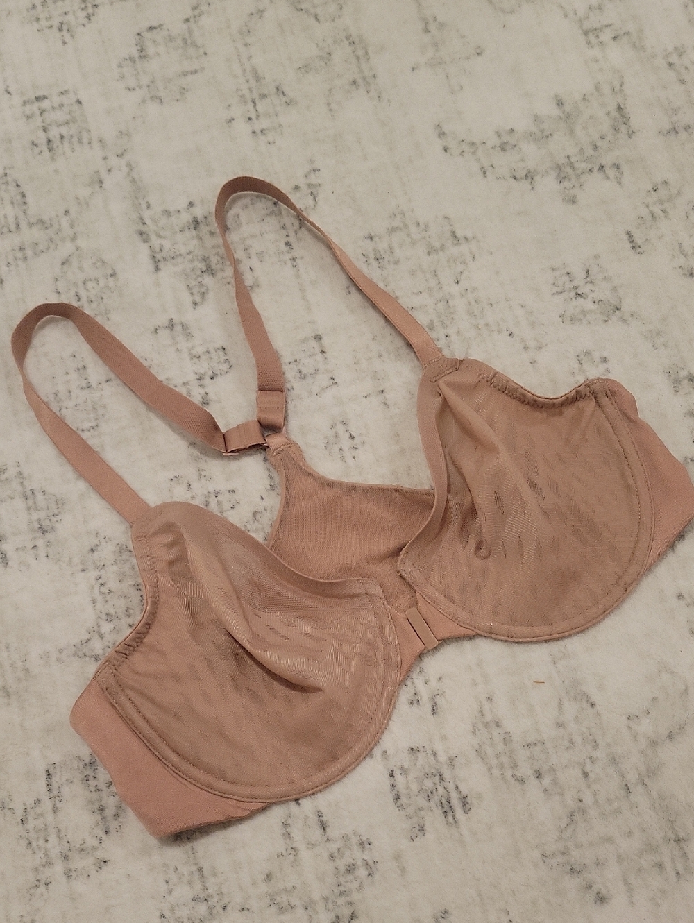 Wacoal Blush Pink Sheer Underwire Bra